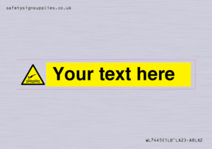 Custom Warning diving area